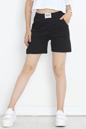 Crested Shorts Black - 16612.1778.