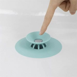 Tufeyo Silicone Material Bathroom Kitchen Drain Kitchen Sink Garbage Stopper Into Sink Non-Slip Strainer Types M