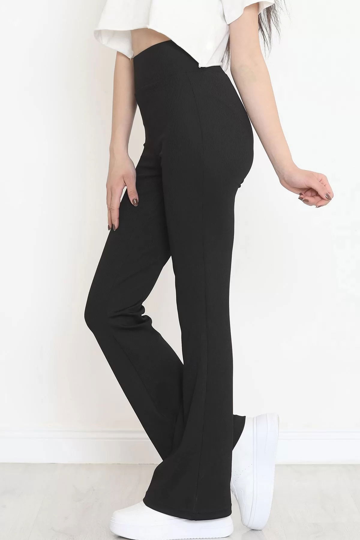 Flared Leggings Black - 17082.1778.