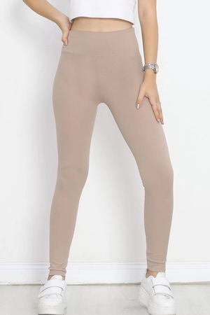 Ribbed Leggings Stone - 10751.1098.