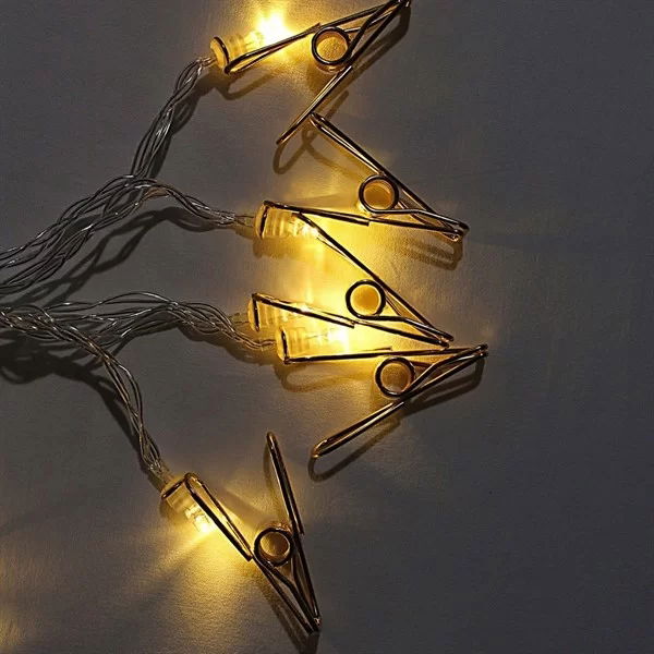 Tufeyo Copper Colorful Led Light Photo Hanging Light Ornament Pegs