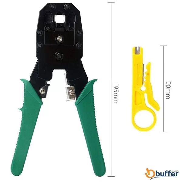 Tufeyo 3-in-1 Modular Cable Crimping, Stripping and Cutting Pliers