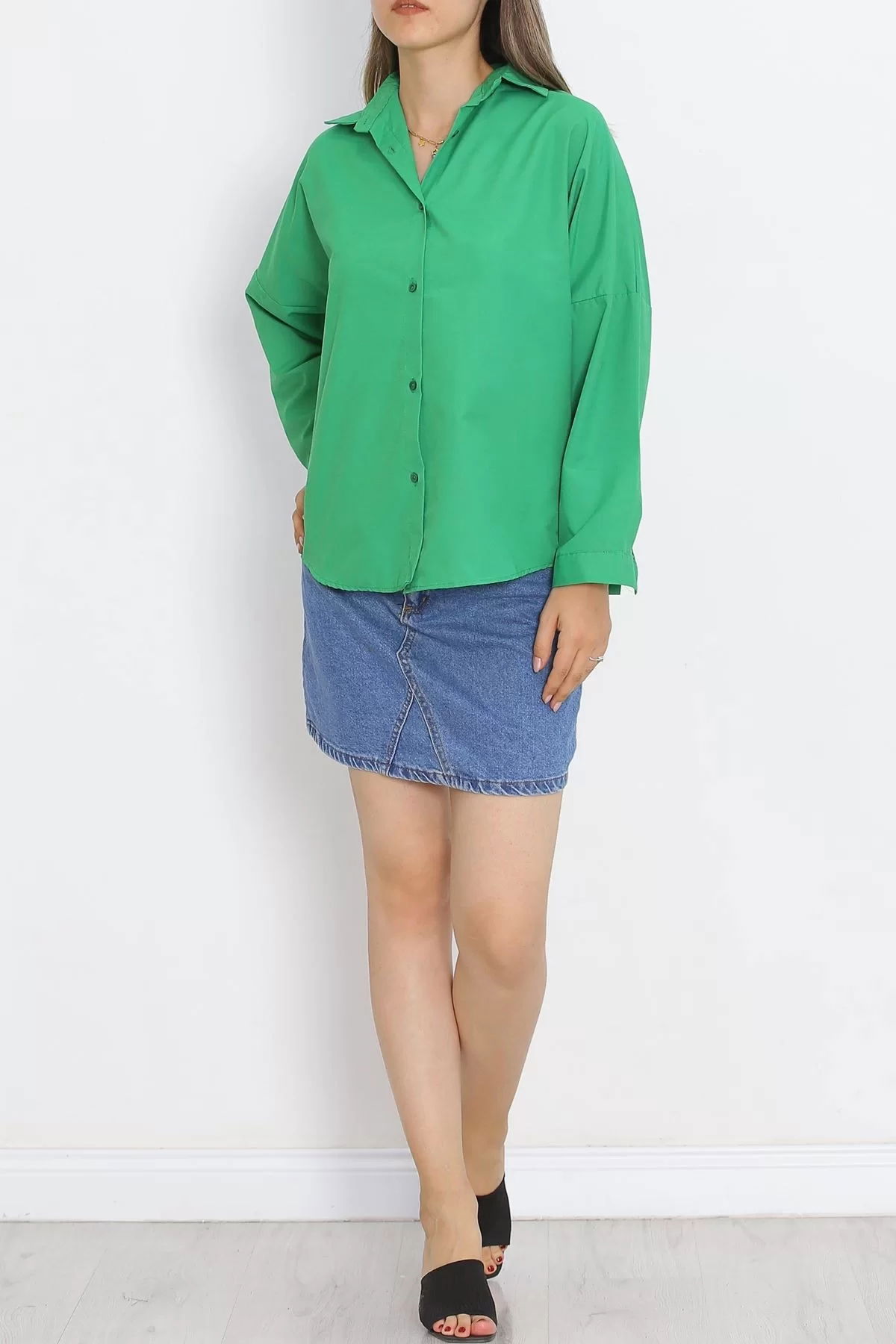 Oversize Shirt Green10 - 18934.1247.