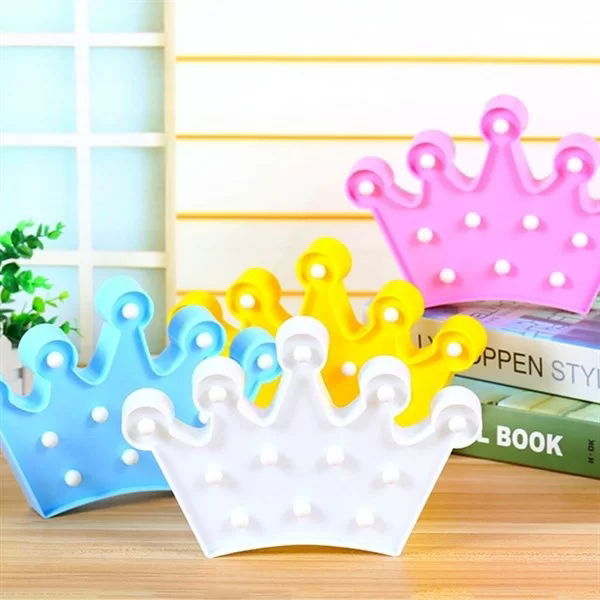 Tufeyo 3d Decorative Battery Operated Queen Crown Model Led Table And Night Light