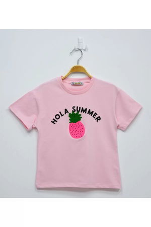 3-7 Years Embroidered T-shirt Pink - 624637.1576.