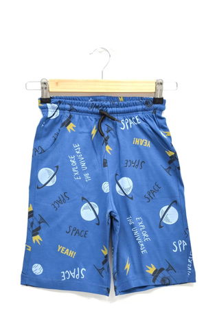 3-7 Years Printed Shorts Indigo - 224178.1576.