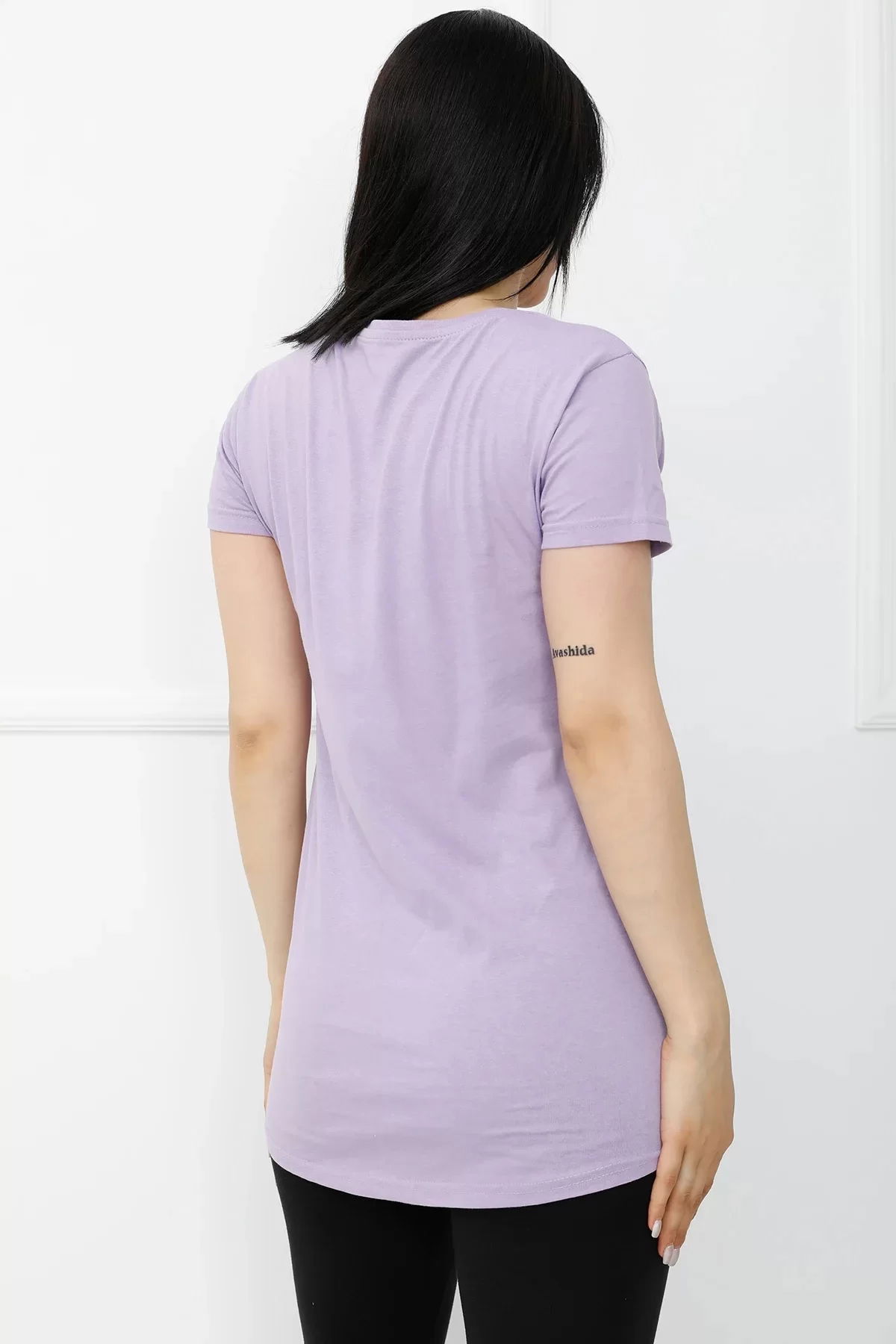 Printed Tshirt Purple - 310.623.