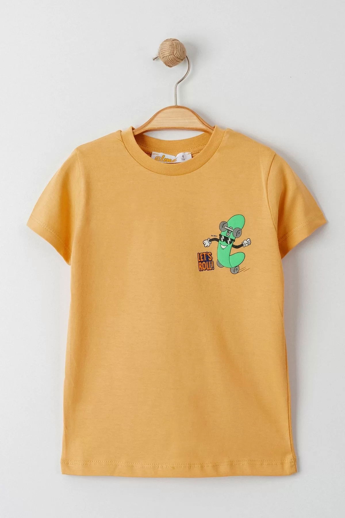 1-4 Years Printed Kids T-Shirt Mustard - 124175.1576.