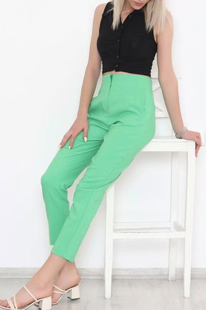 Double Trousers with Waist Cuffs Green - 20647.683.