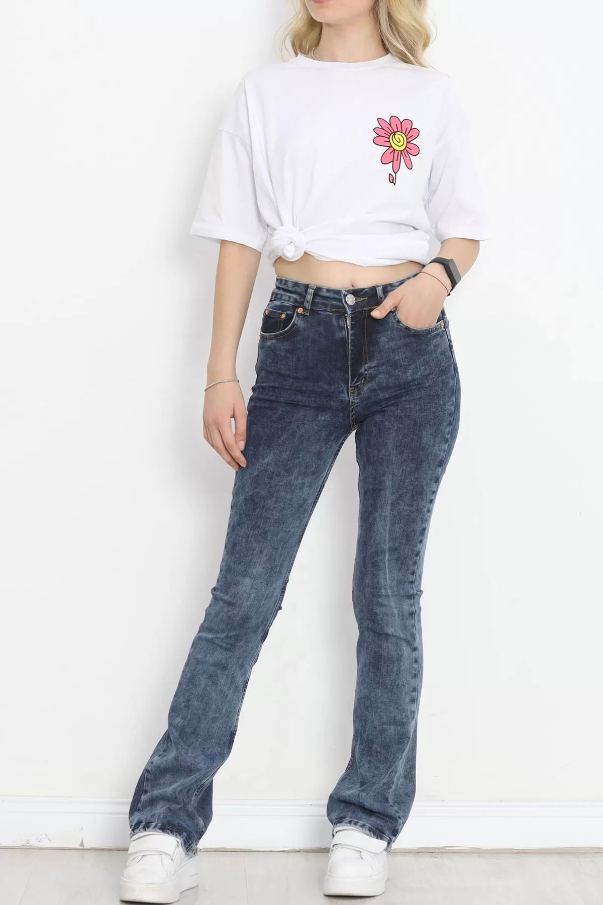 Flared Jeans Dark Blue - 18688.1431.