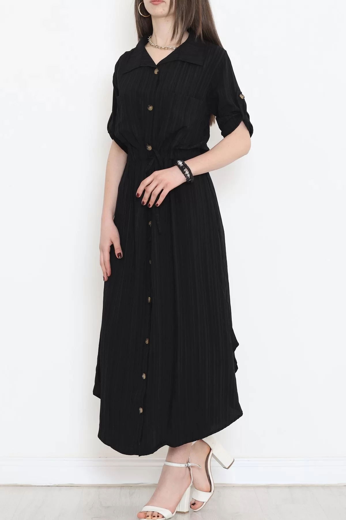 Double Pocket Dress Black - 152343.701.