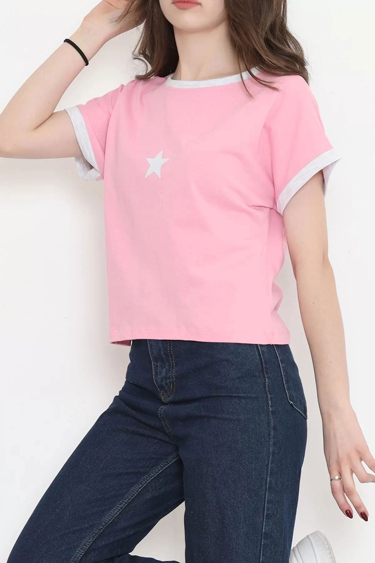 Printed T-shirt Pink - 16555.1567.