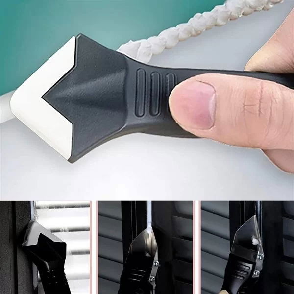 Tufeyo 3 in 1 Tile Grout Silicone Scraper Scraper and Applicator Apparatus