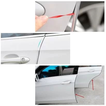 Tufeyo Silicone Car Door Protection Wick Door Anti-Scratch Wick 5 Meters 3m Tape