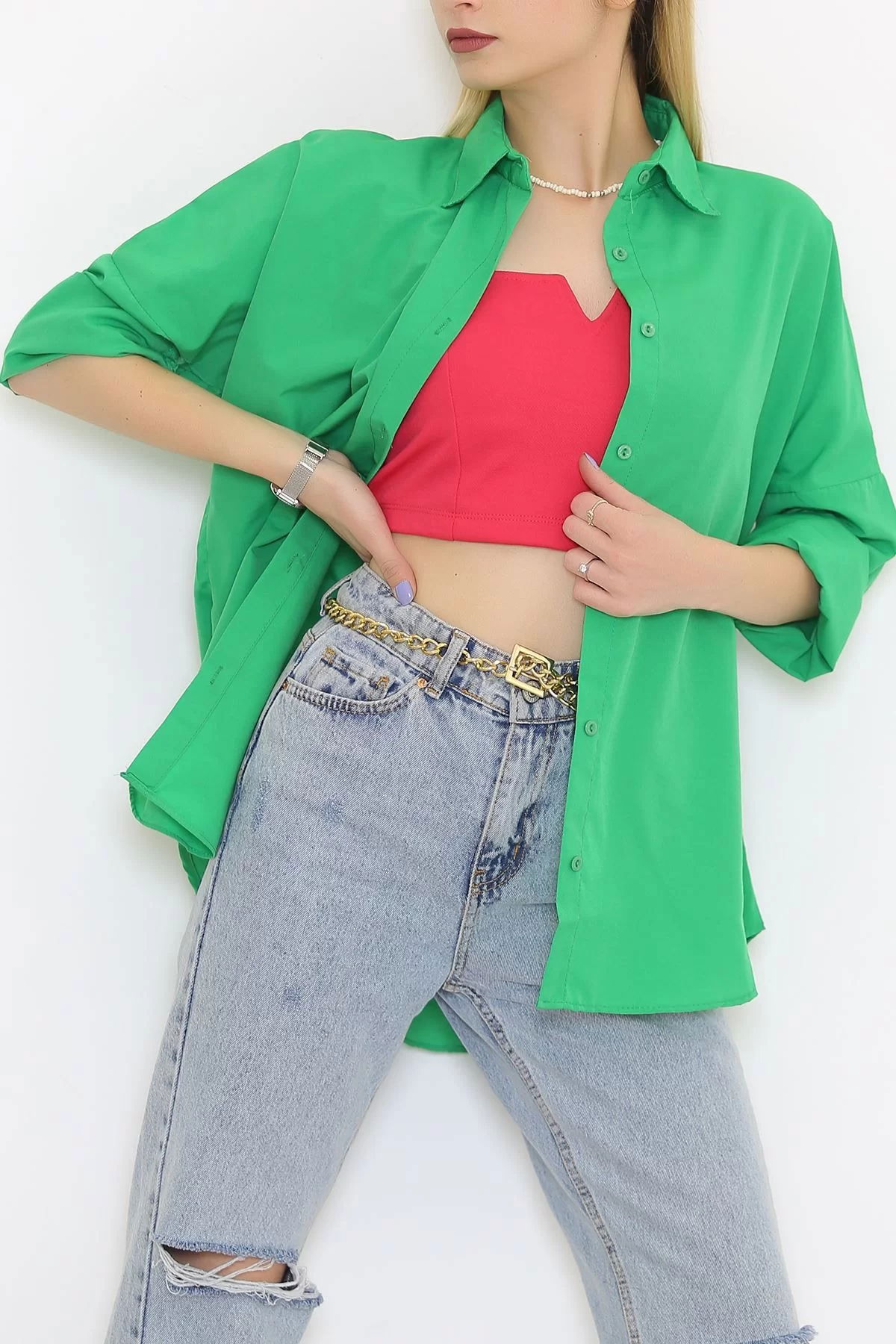 Shaggy Shirt Light Green - 293.1247.