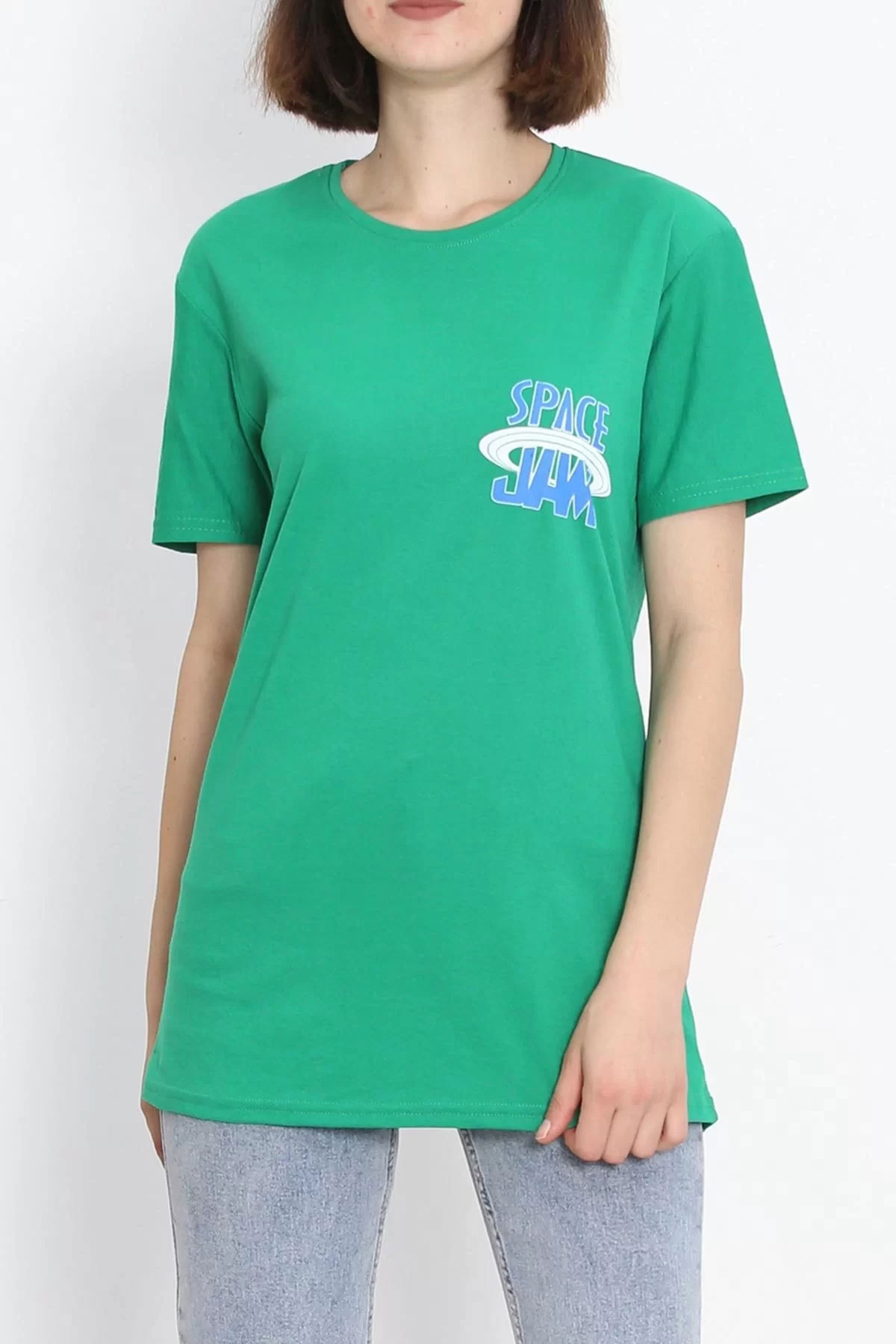 Printed T-shirt Green - 17380.1778.