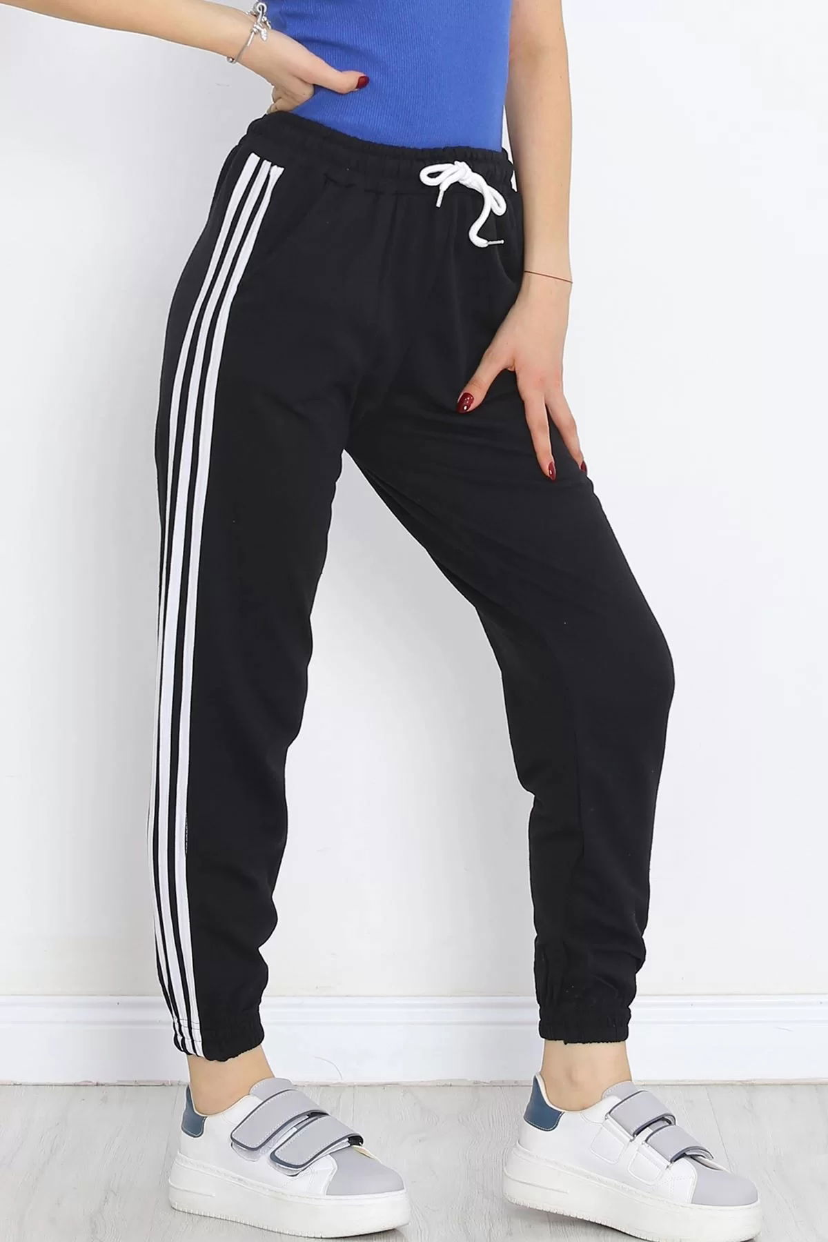 Striped Sweatpants Black - 16819.1778.