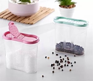 Tufeyo Plastic Covered Major Spice Rack Spice Storage Box Container