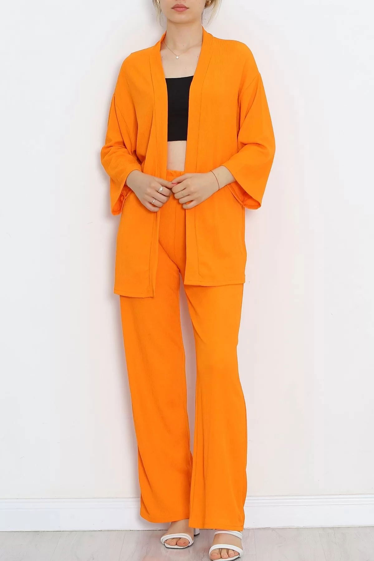 Long Kimono Suit Oranj - 722.1247.