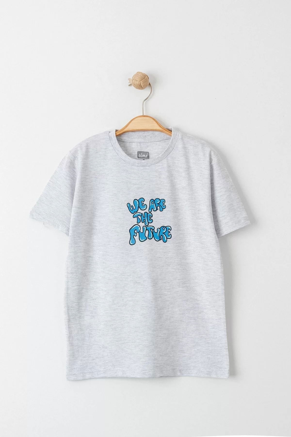 3-7 Years Printed Kids T-Shirt Gray - 224258.1576.