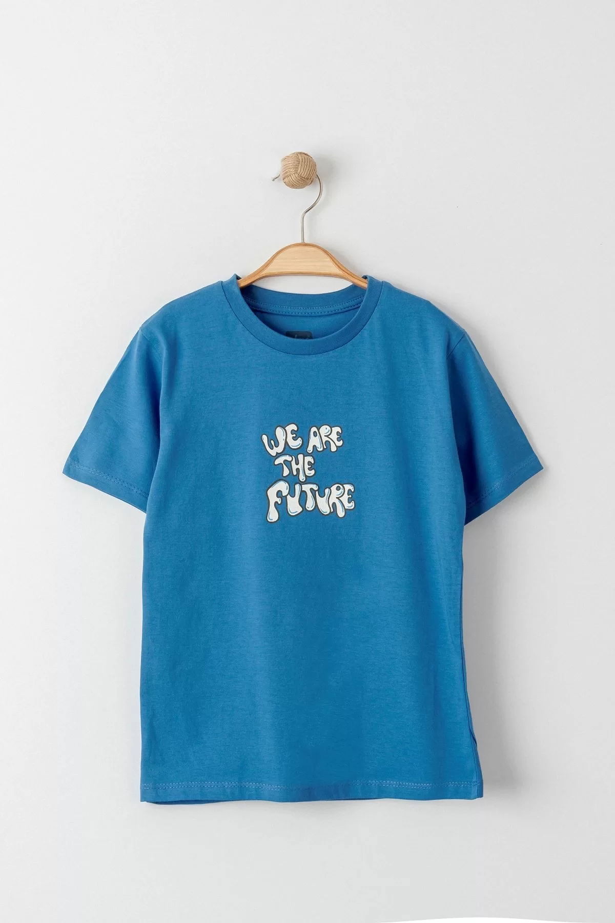 3-7 Years Printed Kids T-Shirt Indigo - 224258.1576.