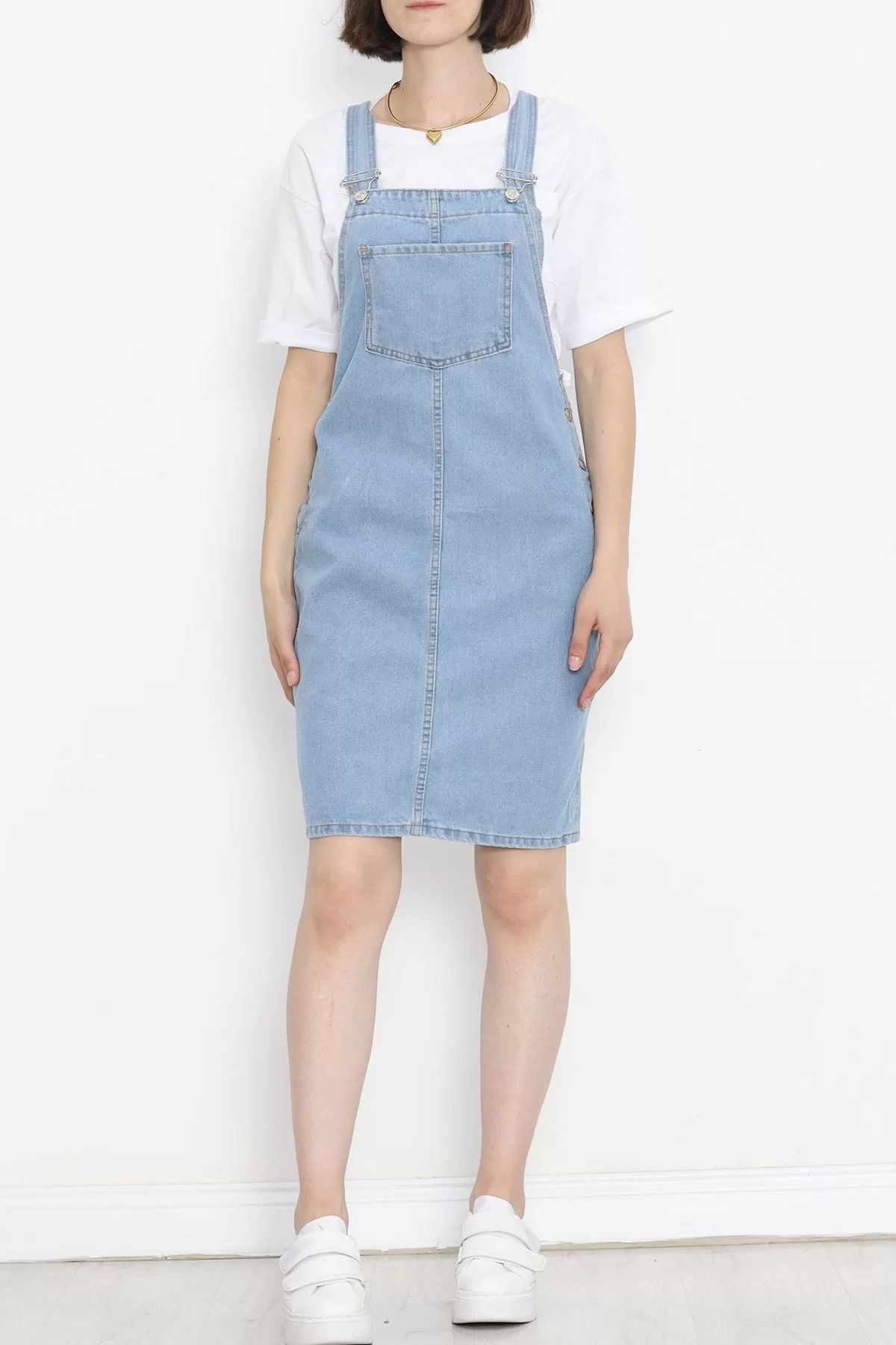 Salopet Jeans Dress Lightblue1 - 15144.1184.