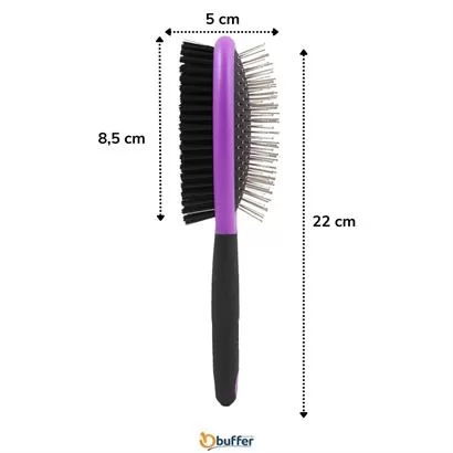 Buffer Multipurpose Double Sided Easy Pet Cat Dog Cleaning Pet Brush