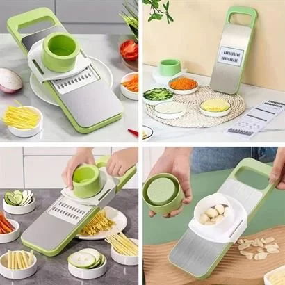 Tufeyo Chopper with 7 Different Blades Sharp Practical Kitchen Grater Chopper