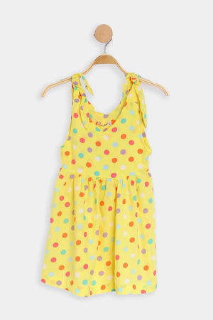 3-7 Years Polka Dot Dress Yellow - 623703.1576.