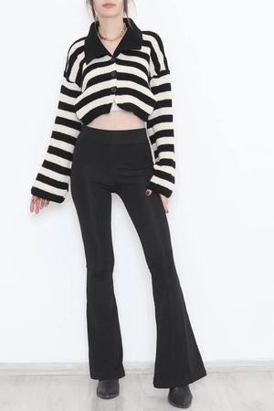 Flared Leggings Black1 - 9279.1098.