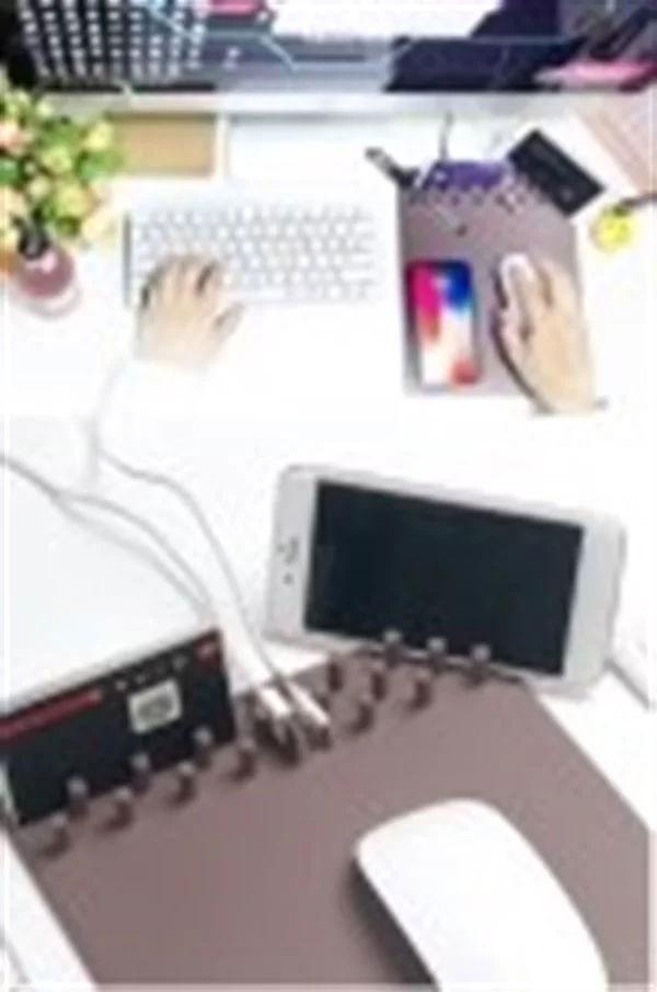 Tufeyo Cell Phone Holder Mouse Pad with Stand