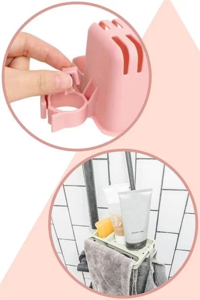 Tufeyo Sponge Towel Holder Kitchen Bathroom Sink Organizer with Soap Reservoir Organizer