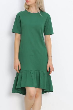 Ruffled Dress Emerald - 15868.1567.