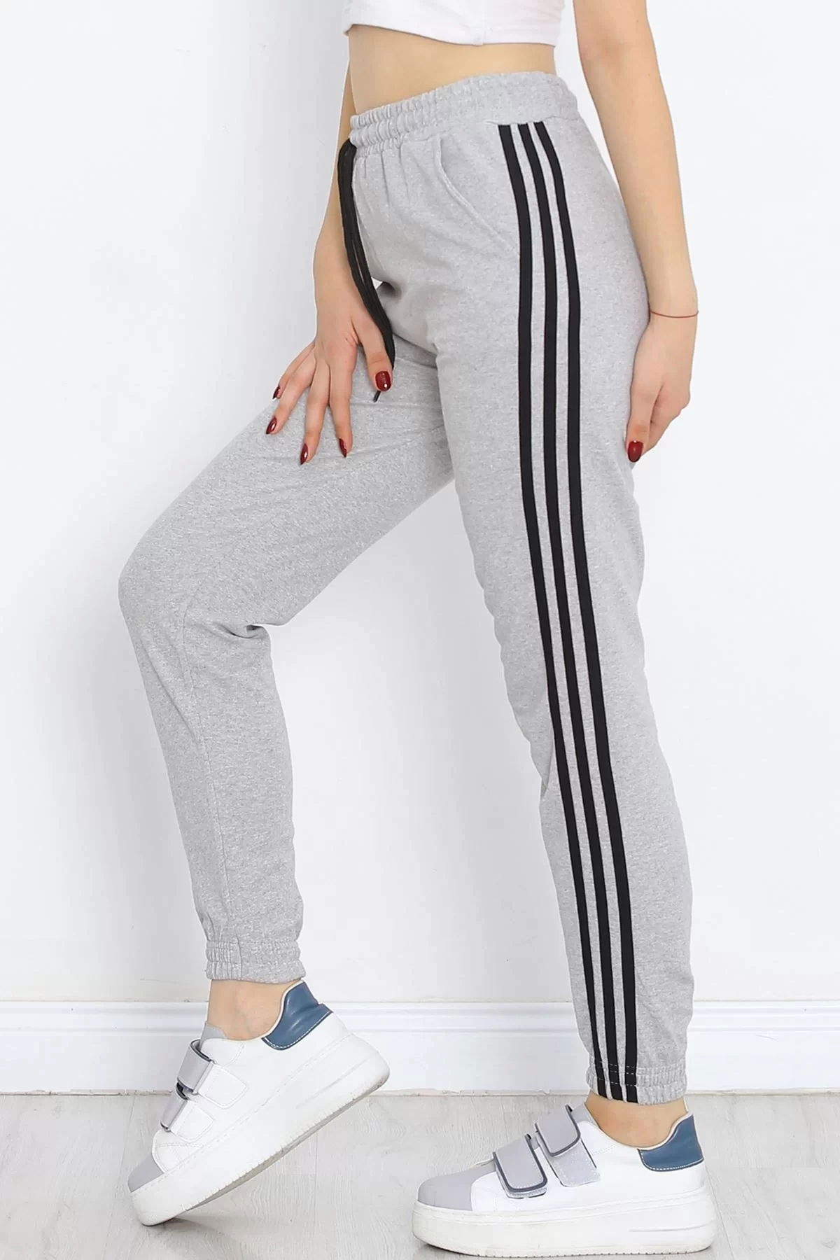 Striped Sweatpants Gray - 16819.1778.