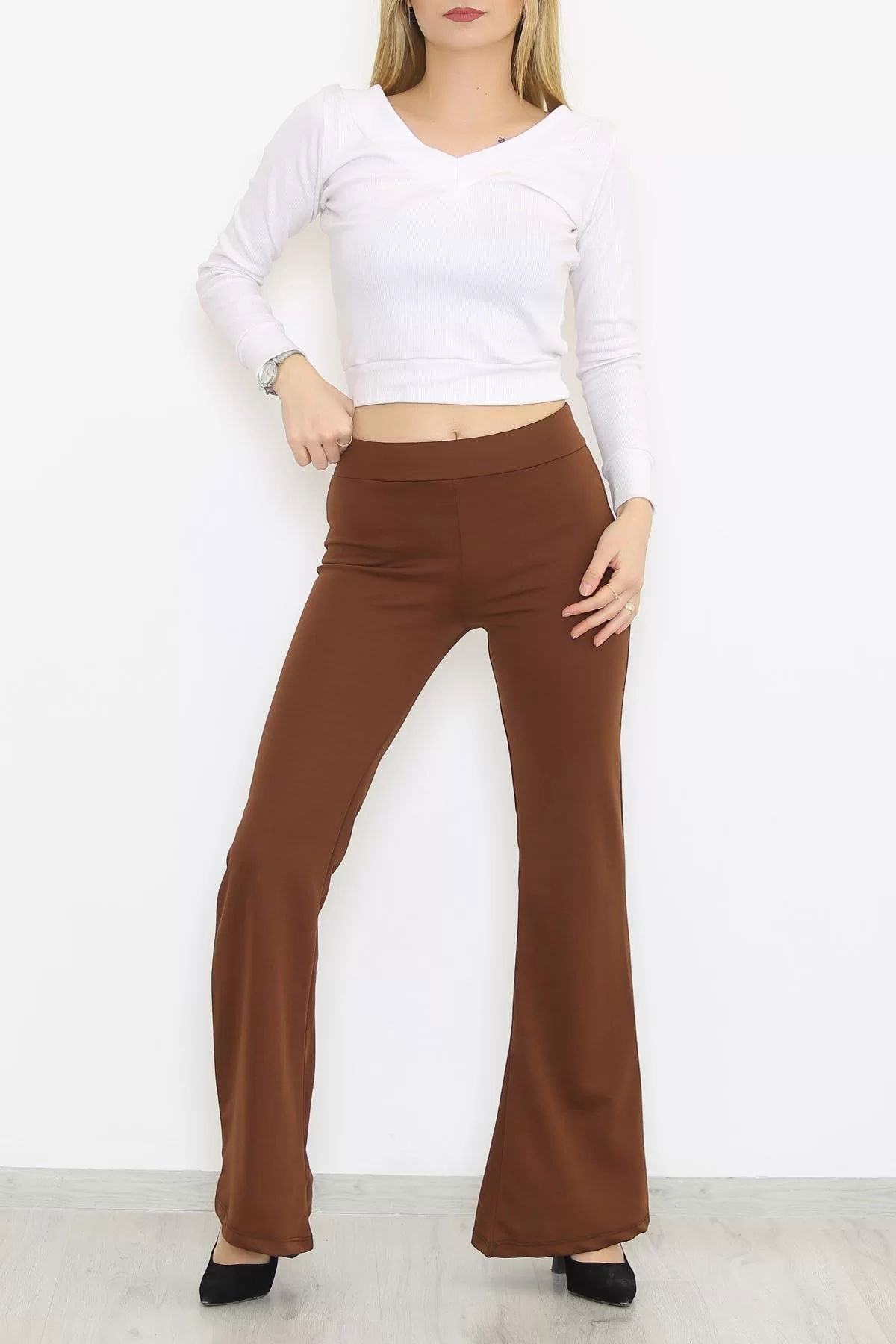 Flared Leggings Brown - 8635.1567.