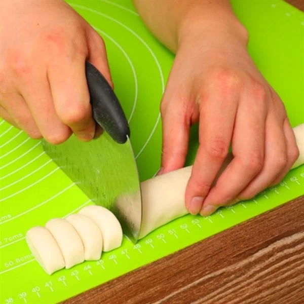 Tufeyo 40*50 Cm Silicone Scale Easy to Use Dough Rolling Mat Bread Dumpling Pasta Dough Kneading