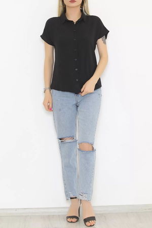 Bat Sleeve Shirt Black - 1546.1095.