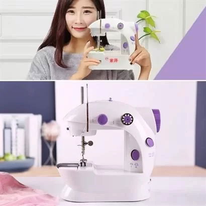 Tufeyo Practical Portable Electric Or Battery Travel Type Speed Adjustable Stepped Sewing Machine