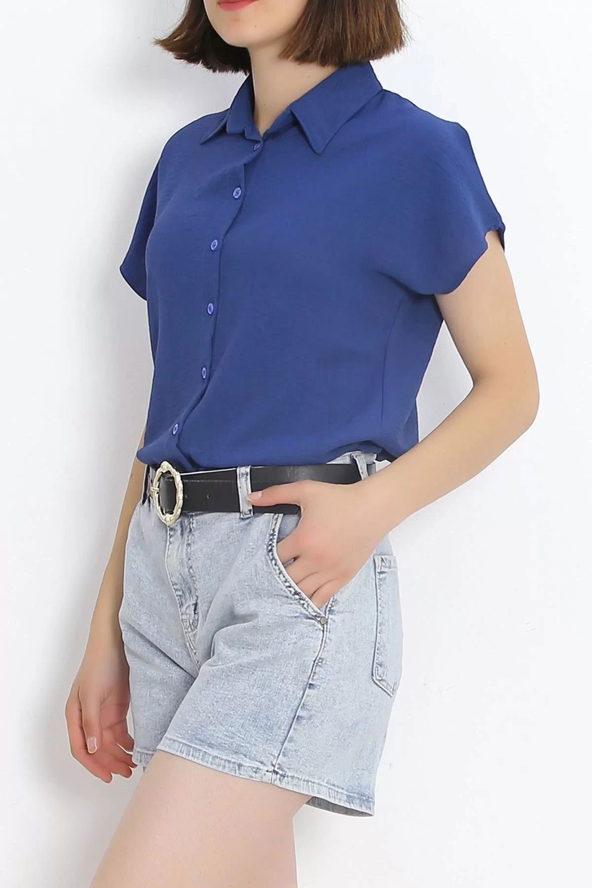 Bat Sleeve Shirt Indigo - 1546.1095.