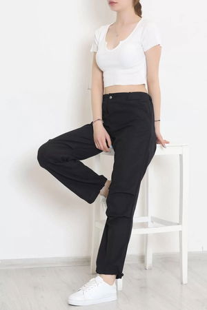 Parachute Fabric Pants Black - 609.1247.