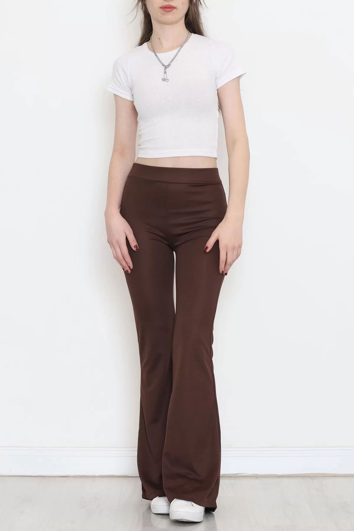 Flared Trousers Coffee - 16703.1355.