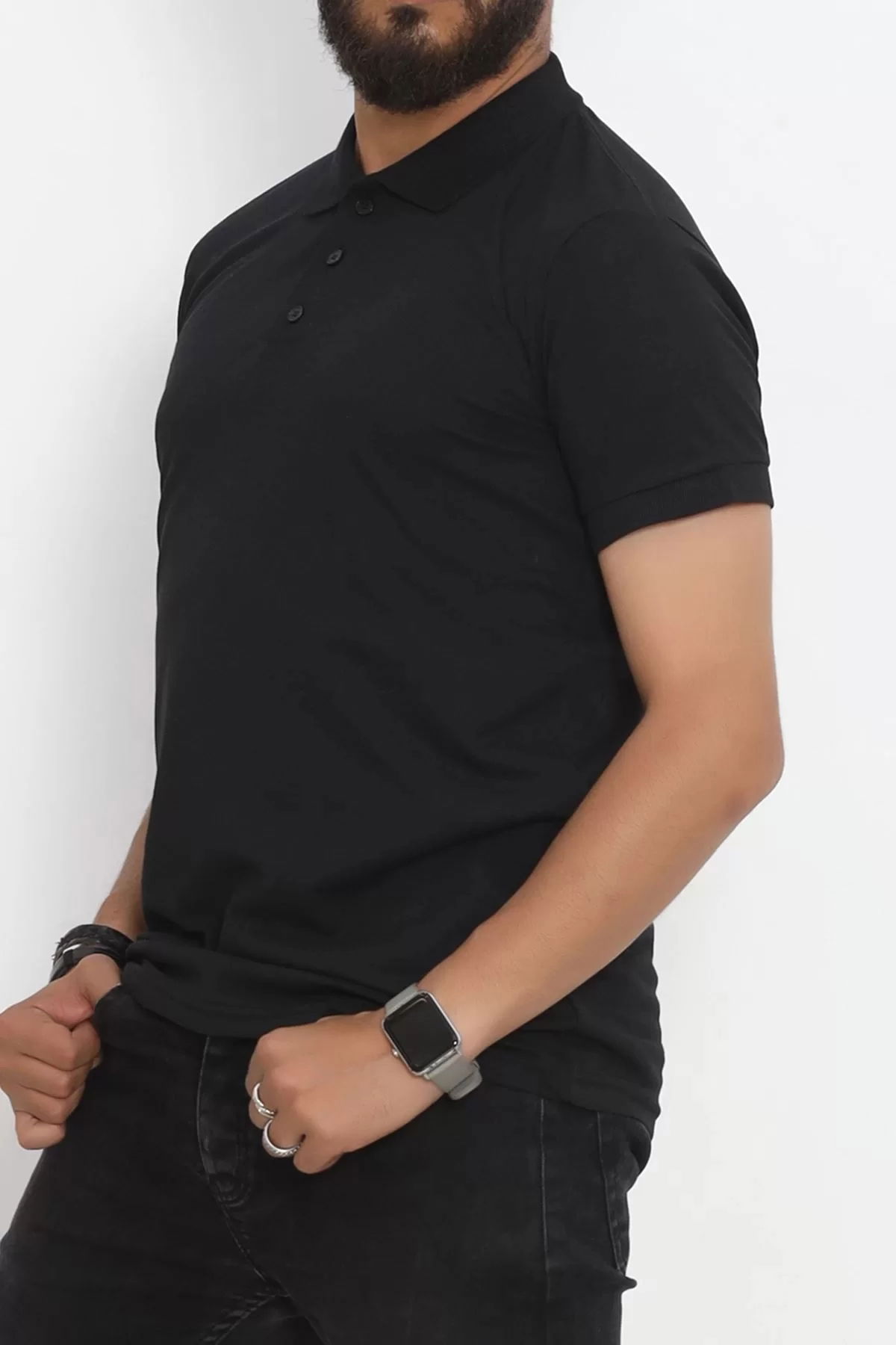 Polo T-shirt Black - 16518.1778.