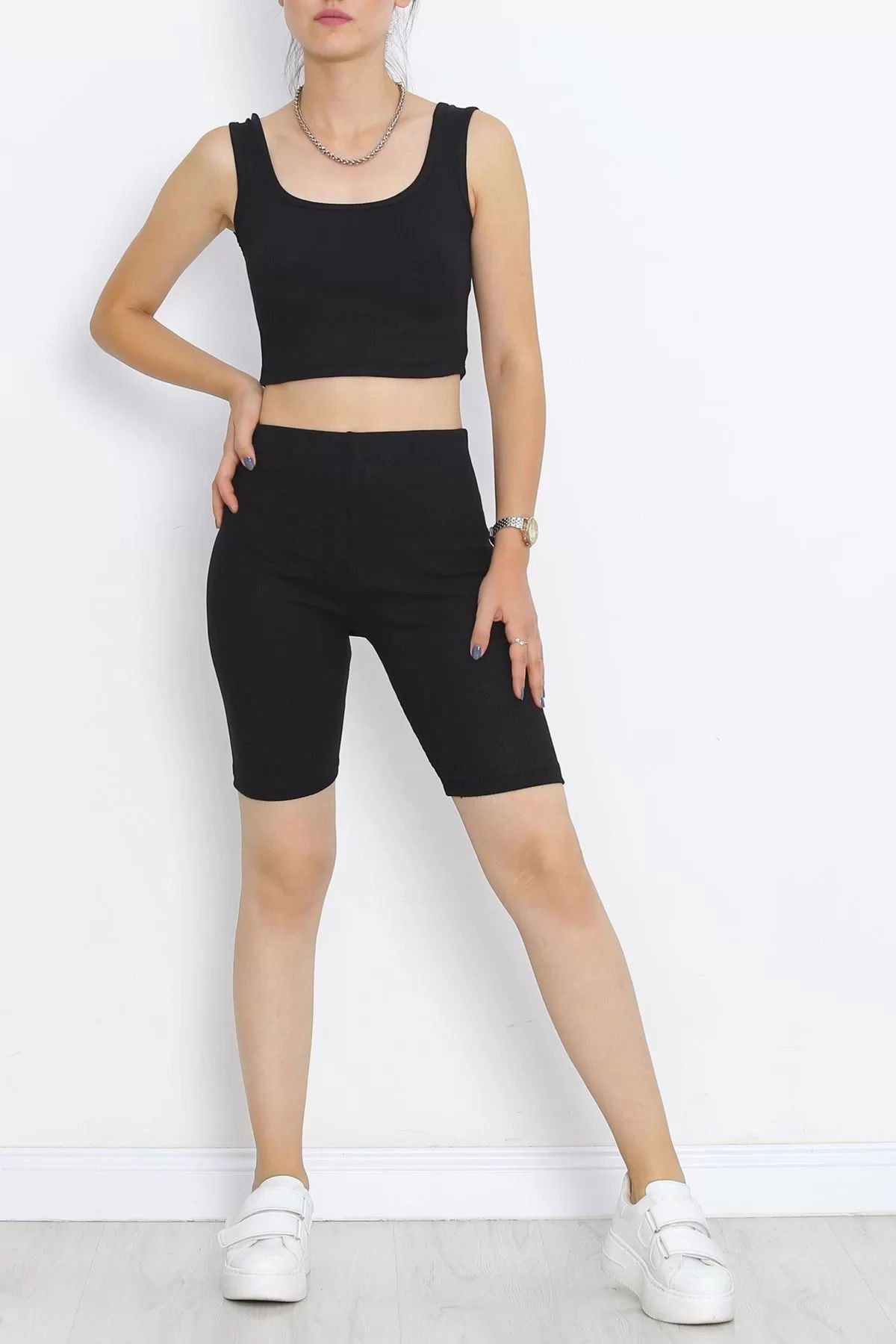 Camisole Shorts Set Black - 16608.1567.