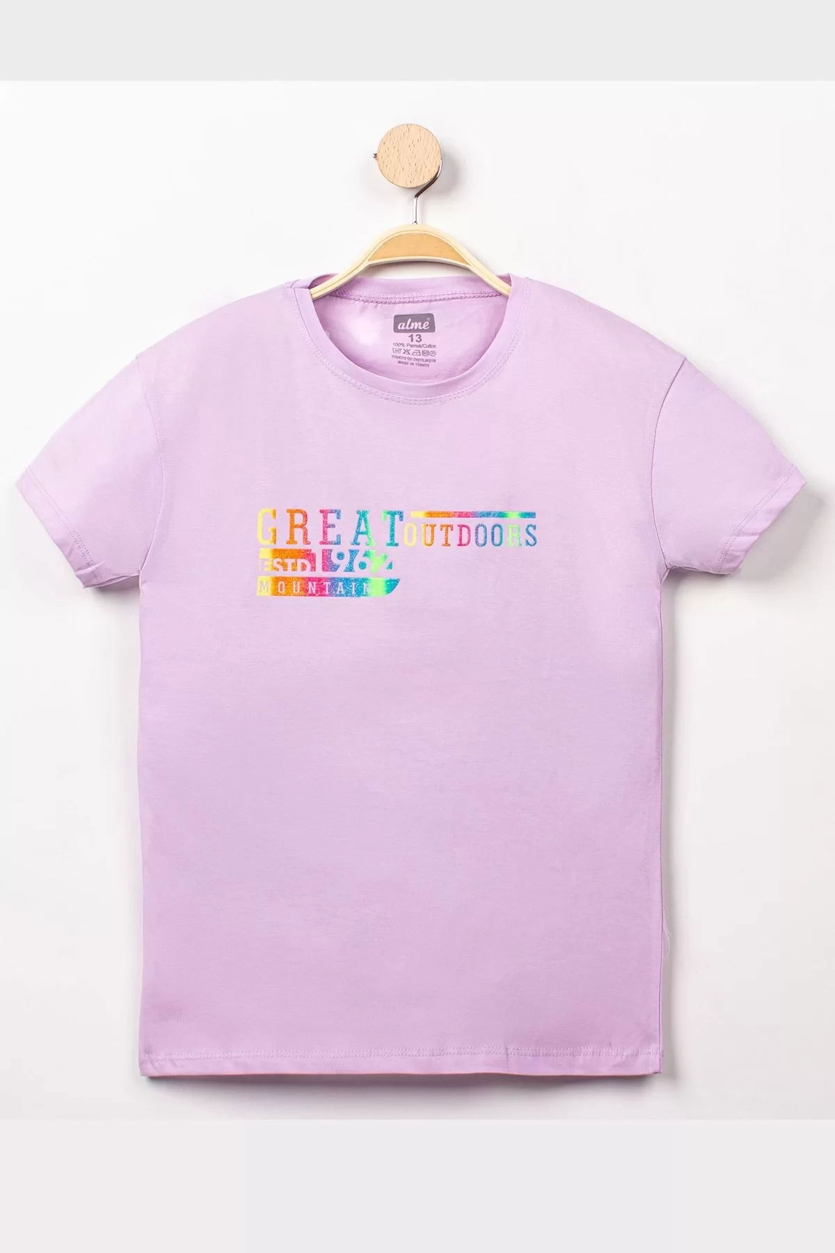 13-16 Years Printed Kids T-Shirt Lilac - 824091.1576.