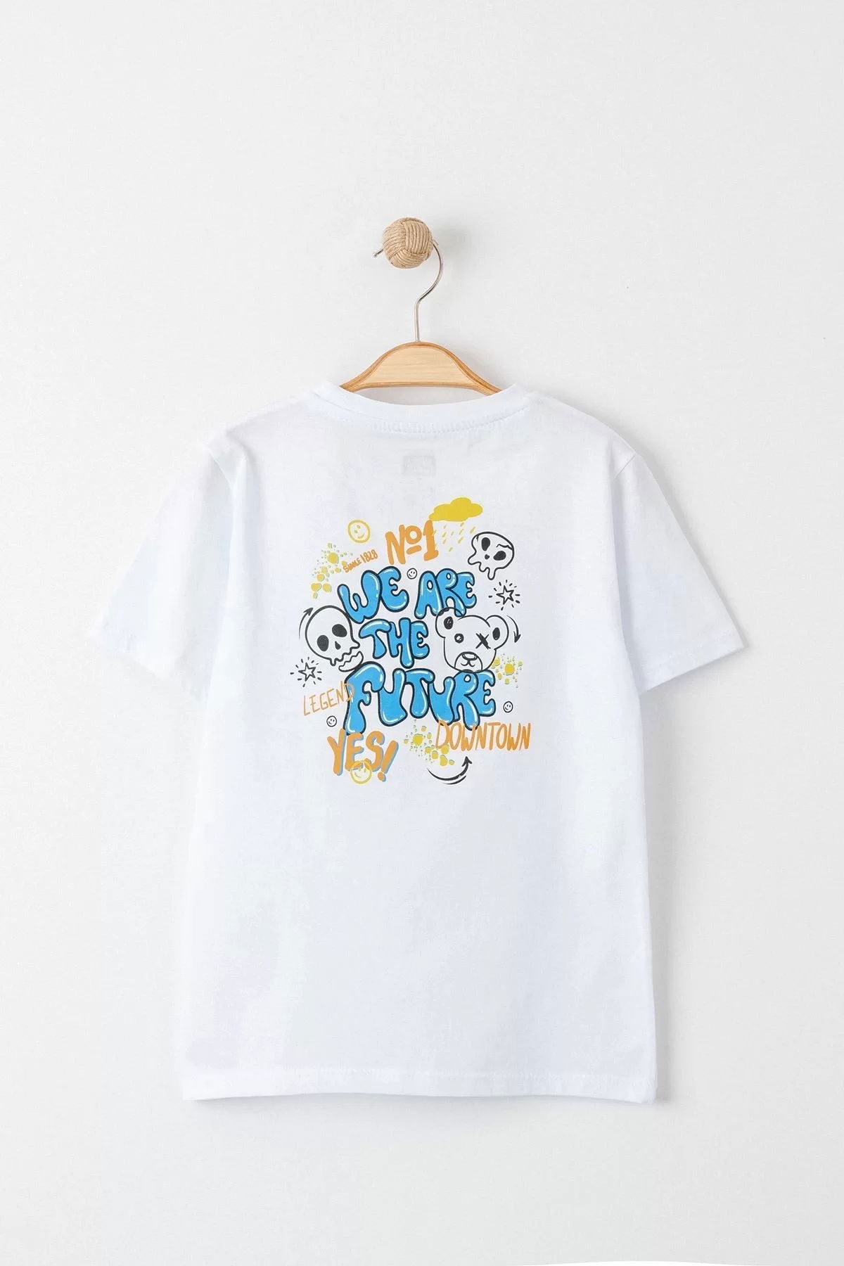 3-7 Years Printed Kids T-Shirt White - 224258.1576.