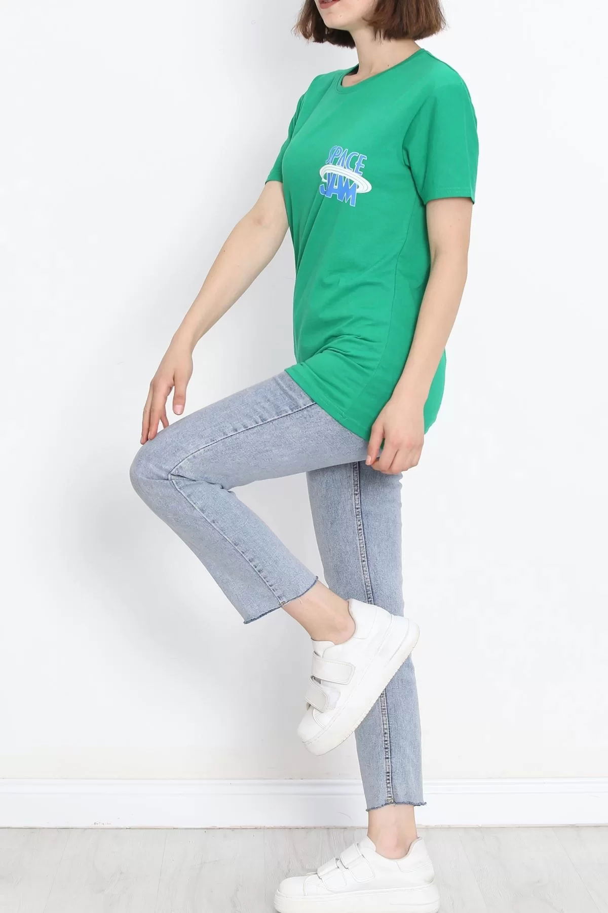 Printed T-shirt Green - 17380.1778.