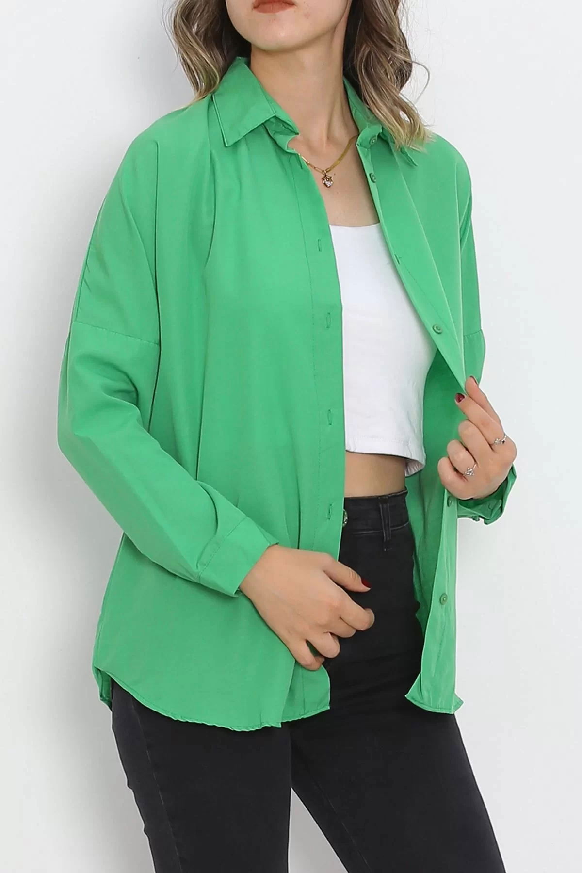 Oversize Shirt Green2 - 18934.1247.