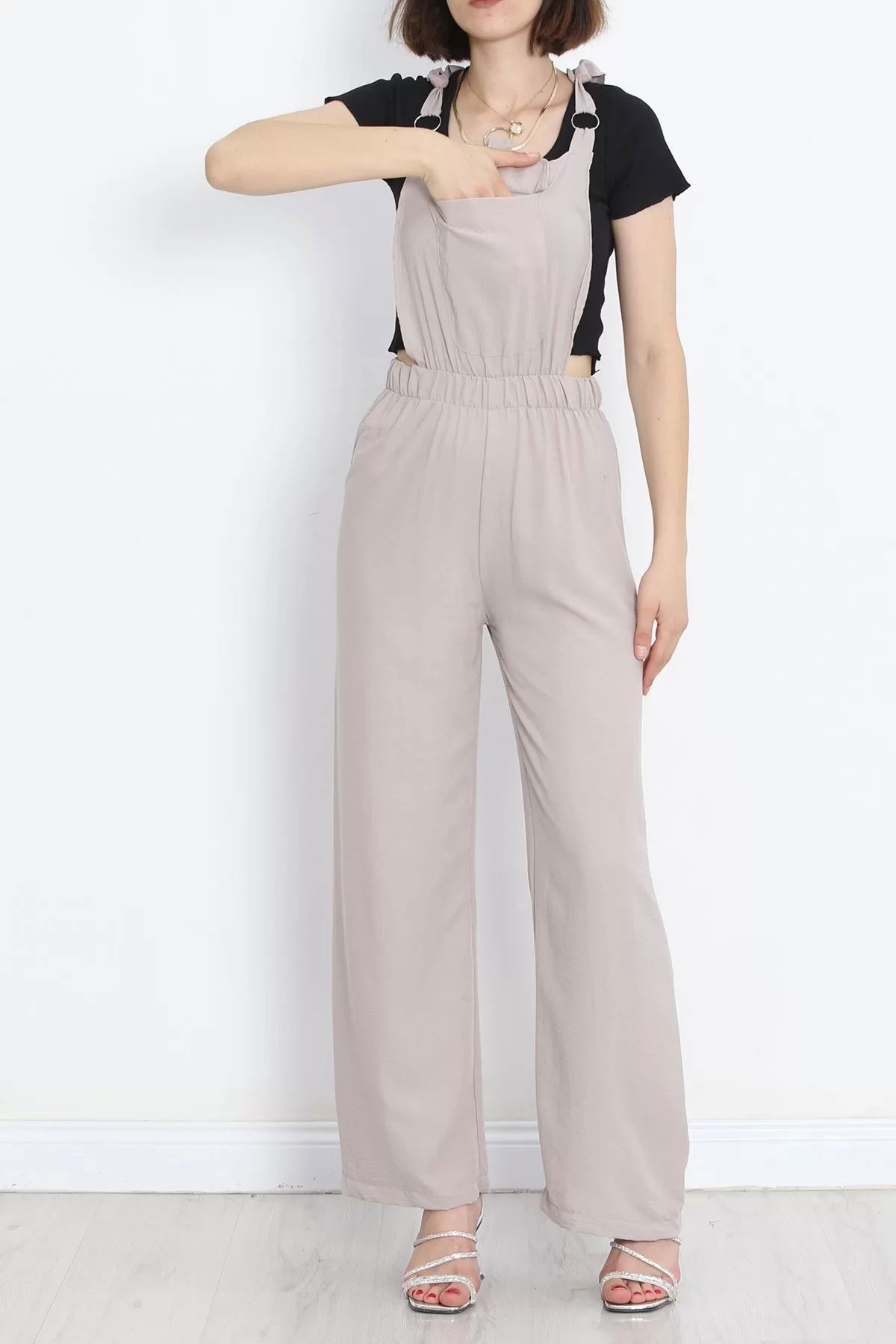 Overalls Stone with Elastic Waist - 18530.683.