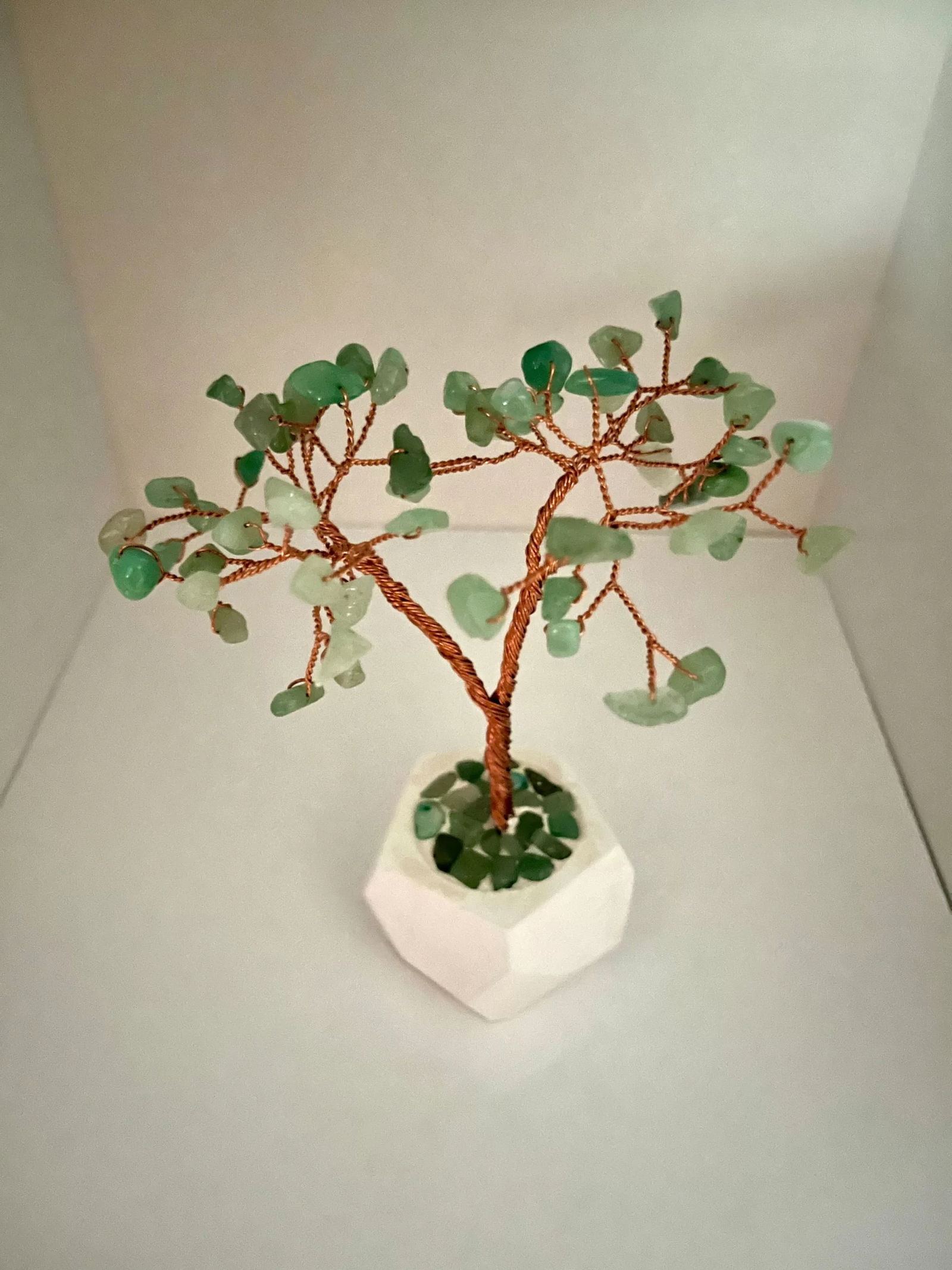 Green Aventurine Natural Stone Tree