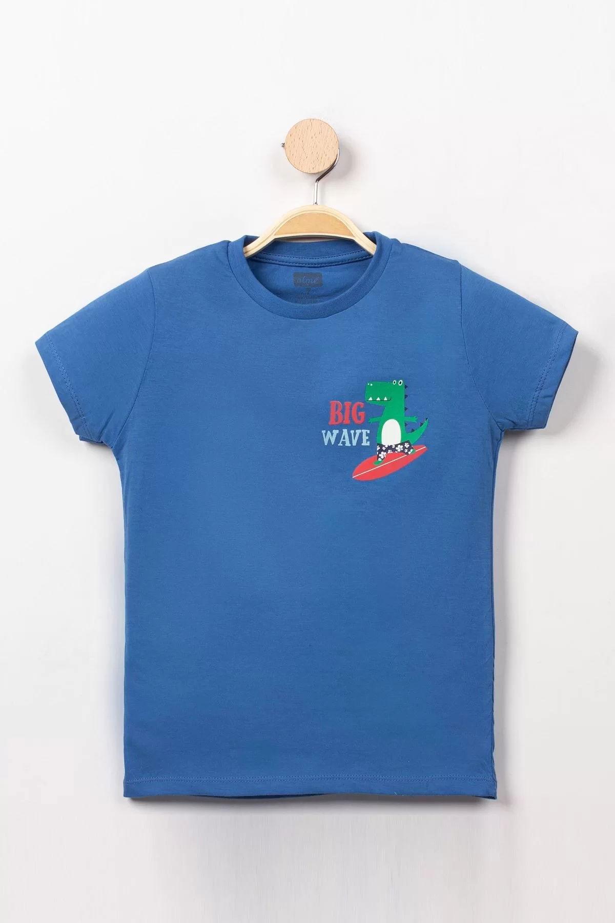 3-7 Years Printed Kids T-Shirt Indigo - 224238.1576.